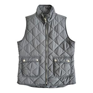 Thread & Supply Gray Quilted Vest Size M